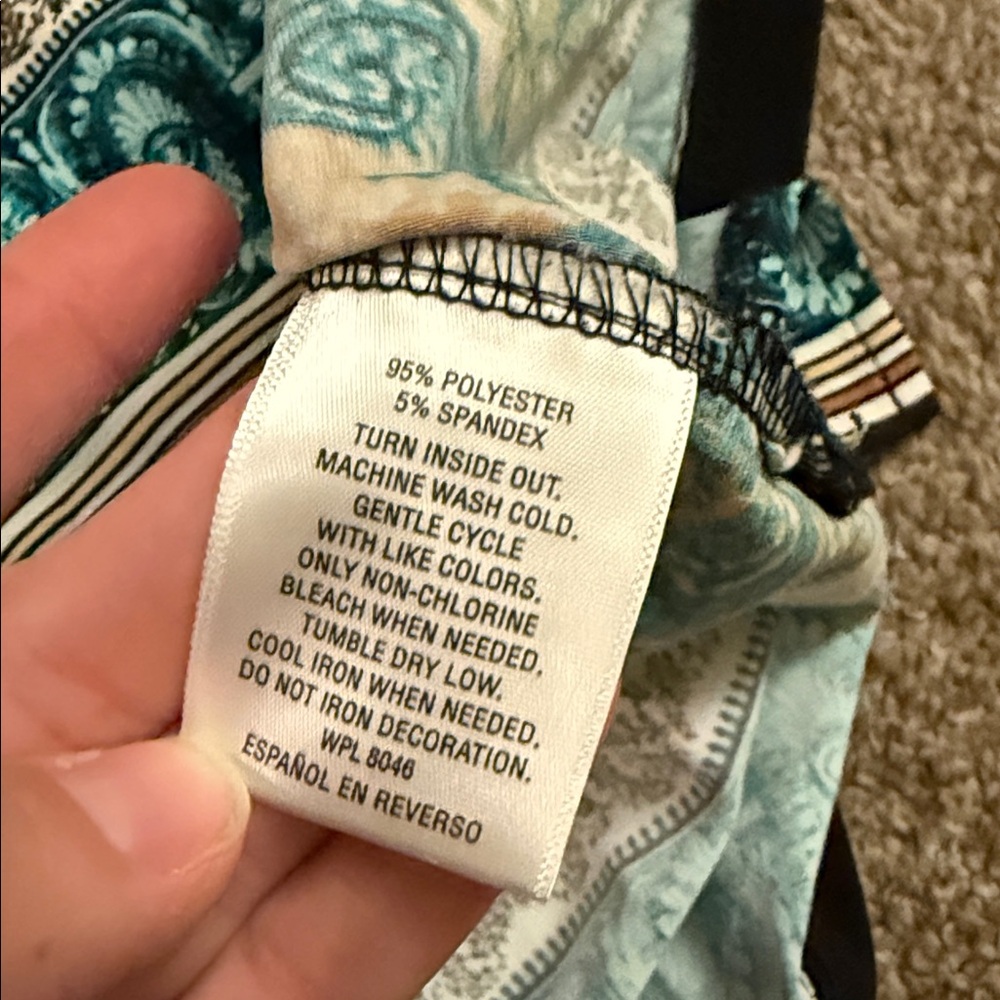 JM Collection Patterned Blouse - Picture 6 of 6